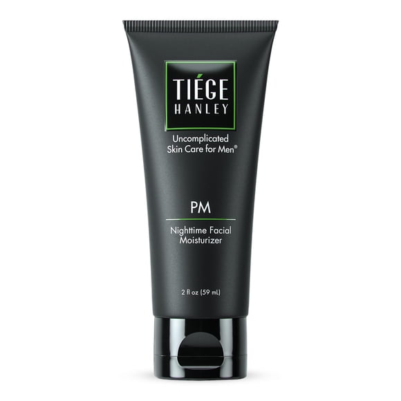 Tiege Hanley Mens Night Cream for Face, PM Bedtime Facial Moisturizer - Anti-Aging Night Time Wrinkle Cream for Men with Sensitive Skin - Overnight Moisturizer for a Sof