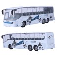 thumbnail image 3 of Simulation Bus, Lifelike Shape Generous Sturdy Exquisite Workmanship Bus Toy, Children Adults For Friends Teens Colleagues White, 3 of 8