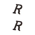 thumbnail image 1 of Youkk Iron Decoration Doorplate Durable And Rustproof Wide Application Not Easy To Fade Metal Metal Letters House Numbers B17--R 2Set, 1 of 6