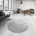 thumbnail image 3 of Ahgly Tapis Rond d'Intérieur à Motifs Gris, 5 Pieds Rond, 3 of 6