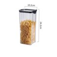 thumbnail image 3 of EGNMCR Kitchen Sealed Jar With Lid Fresh-keeping Box For Whole Grains 2PC Storage container, 3 of 7