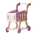 thumbnail image 4 of BELOVING Panier d'Achats pour Enfants Jouets Créatifs Jeu d'Imitation pour Enfants Cadeaux de Fête pour Bébé Violet, 4 of 9