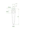 thumbnail image 5 of Lame de Scie pour Tondeuse / Lame de Coupe-Herbe / Pièces de Rechange / Remplacement en Métal 6 Pcs, 5 of 5