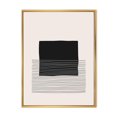thumbnail image 1 of Designart Lignes géométriques minimales et carrés VIII ART MURAL À CADRE FLOTTÉ, 1 of 4