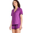 thumbnail image 4 of George Women's Notch Collar Pajama 2-Piece Set, 4 of 6