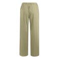 thumbnail image 5 of FNFYFH Clearance Ladies Plus Size Casual Long Linen Pants Solid, 5 of 5