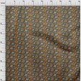 thumbnail image 3 of oneOone Georgette Viscose Fabric Leaves & Floral Block Decor Fabric Printed BTY 42 Inch Wide, 3 of 5