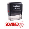 thumbnail image 2 of Printtoo Self Inking SCANNED Rubber Stamp Office Stationary Stamp-Red, 2 of 2