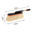 thumbnail image 4 of facefd Car Duster Brush Extendable Handle Handle Motorcycle Automotive Soft Adjustable for Automotive Truck Beige with Box, 4 of 9