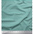 thumbnail image 1 of Soimoi Rayon Fabric Floral Block Print Sewing Fabric Yard 56 Inch Wide, 1 of 3