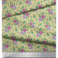 thumbnail image 2 of Soimoi Red Poly Georgette Fabric Diamond Geometric Printed Fabric 1 Yard 42 Inch Wide, 2 of 3