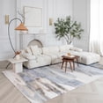 thumbnail image 1 of Rug Branch Atlas Mirage Indoor Area Rug, Blue Beige, Abstract - Living Room, Bedroom, Dining Room, and Kitchen, 1 of 9