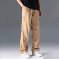thumbnail image 1 of Leodye Pantalon Droit Tactique Extensible pour Homme, Résistant à l'Eau, en Ripstop, Pantalon Cargo, Extérieur, Léger, de Travail et de Randonnée, Kaki TTTTG(TTTTG), 1 of 9