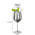thumbnail image 1 of Verres à Vin d'Extérieur Verres à Vin en Acier Inoxydable Verres à Vin Modernes, 1 of 1