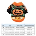 thumbnail image 3 of TIELUTT Halloween Pet Sweater for Dogs and Cats Warm Pet Clothes for Medium Dogs Boys Pet Clothes for Large Dogs Female Pet Clothes for Medium Dogs Summer Pet Clothes Rack Pet Clothes for Large Dogs, 3 of 4