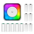 thumbnail image 1 of TFixol C31 Portable Thermal Printer with LED Light - Wireless Bluetooth, Type-C Charging, 1200mAh Battery, Includes 6 Thermal & 5 Adhesive Paper Rolls for Notes, Labels, Images, and More, 1 of 6