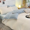 thumbnail image 4 of Blue Bed Set Suitable for 70.86 Inch Bed Type In Student Dormitories Comfortable and Soft Four Piece Bedding Set Fresh Color Washed Gray Bed Set, 4 of 6