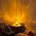 thumbnail image 4 of WIFKLSIIPG Dynamic Water Ripple Atmosphere Small Night Light Children's Creative Gift Bedroom Bedside Flame Table Lamp(White), 4 of 8
