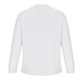 thumbnail image 4 of Chandails Fantaisie pour Femmes Chandail Ras du Cou pour Hommes Chandail à Enfiler Gaufré Texturé Manches Longues Chandails Tricotés Chandails au Crochet pour Femmes P-8 Blanc m, 4 of 6