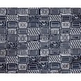 thumbnail image 4 of oneOone Polyester Lycra Dark Navy Blue Fabric Geometric African Craft Projects Decor Fabric Printed By The Yard 56 Inch Wide, 4 of 4