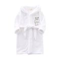 thumbnail image 4 of Hiiyo Big Girls Flannel Bathrobe Cartoon Hooded Warm Night Robe Sleepwear Loungewear, 4 of 4