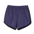 thumbnail image 1 of Floleo Shorts pour Femmes Taille Élastique Unis Décontractés Sortie Pantalons de yoga Taille Haute pour un Confort Toutes Saisons pour Vacances au Bord de la Mer et Tenue Décontractée Quotidienne (Marine, P), 1 of 4