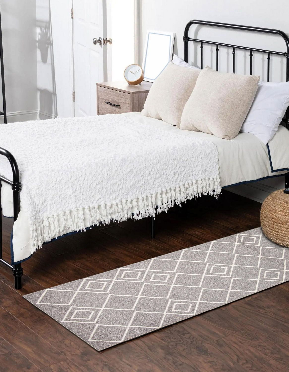 Tapis Lavable ECARPET Géométrique pour Chambre, Salon, Chambre d'Enfant, Couloir