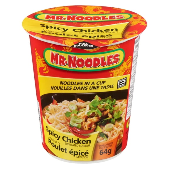 Mr. Noodles Tasse à Saveur de Poulet Épicé