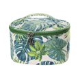 thumbnail image 2 of Trousse de Maquillage Tropicale en Toile Sacs Cosmétiques Pochette de Rangement pour Femmes, 2 of 3