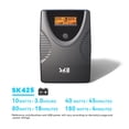 thumbnail image 4 of Ups Battery Backup and Surge Protector 425VA/240W,Computer Uninterruptible Power Supply Units,Battery Backup Intelligent LCD,SKE Back UPS,Uninterrupt, 4 of 7