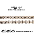 thumbnail image 2 of Niche Sprocket Chain Set for Yamaha YZ250 14/48T 520 Motorcycle MK1003639, 2 of 8