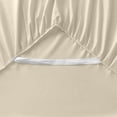 thumbnail image 5 of Ohufall Solid Color Concise Bed Skirt - Washed Cotton Edge Design, Dirtproof Non-Slip Protective Bedspread Skirt, Queen Size Bed Skirt for Beds with Sheets & Bed Hats, 5 of 5