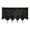 Black, variant on Vrorvz Household Polyester Screen Curtains with Fine Woven Design Universal Rod for Living Spaces and Bedrooms Offering Natural Light and Functional Decor