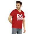 thumbnail image 2 of Inkmeso Mens Tshirt Da Dad Daddy€ Graphic Tshirt For Dad Gift Tee Shirt For First Time Daddy, 2 of 6