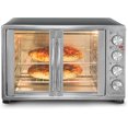thumbnail image 2 of Elite Gourmet 23L Double Door Stainless Steel & Black Tabletop Oven, 2 of 5