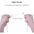 thumbnail image 4 of CableGeeker Cat7 Shielded Ethernet Cable 50ft White (Highest Speed Cable) Flat Internet Network Cable Support Cat5/Cat6, 4 of 5