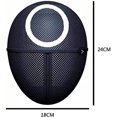 thumbnail image 2 of Game Masked Man Masks Reality Survival TV Cosplay Accessories Halloween Masquerade Props, Round Shape, 2 of 6