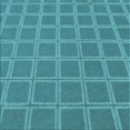 thumbnail image 1 of Ahgly Company Machine Washable Indoor Square Transitional Dark Cyan Green Area Rugs, 4' Square, 1 of 7