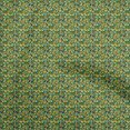thumbnail image 1 of oneOone Cotton Poplin Twill Green Fabric Abstract Craft Projects Decor Fabric Printed By The Yard 56 Inch Wide, 1 of 4