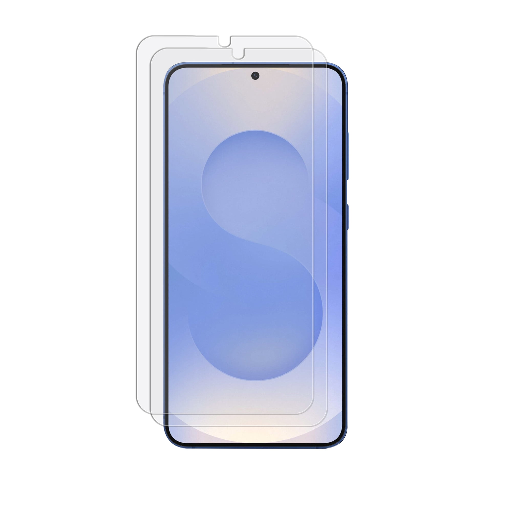Onn. 2-Pack Samsung Galaxy S25 Premium Japanese Tempered Glass Screen Protectors with Easy Application Tray