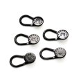 thumbnail image 1 of More of Me to Love Black Plastic Button Pant Extender 5-Pack, 1 of 5