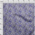 thumbnail image 3 of oneOone Polyester Spandex Purple Fabric Floral Retro Sewing Craft Projects Fabric Prints By Yard 56 Inch Wide, 3 of 5