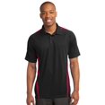 thumbnail image 2 of Sport-Tek ®  Posicharge ®  Micro-Mesh Colorblock Polo. St685 M Forest Green/ White, 2 of 5