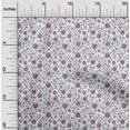 thumbnail image 2 of oneOone Coton Popeline Tissu Blanc Jacobée Robe Florale Tissu Tissu Imprimé par la Cour 42 Pouces de Large, 2 of 5