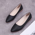 thumbnail image 2 of B91xZ Mocassins à Lacets pour Femmes Mocassins Décontractés Bout Rond Chaussures de Conduite Plates Souples Chaussures de Marche Femmes à Enfiler, Noir 9, 2 of 5
