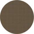 thumbnail image 1 of Ahgly Company Tapis Rond Lavable en Machine Intérieur Transitionnel Brun Sépia, 4 Pieds Rond, 1 of 7