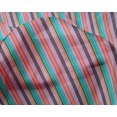 thumbnail image 3 of oneOone Silk Tabby Fabric Multicolor Stripe Fabric Prints By Yard 42 Inch Wide, 3 of 3