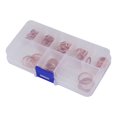 thumbnail image 3 of Ensemble de Joints de Rondelle en Cuivre 100 Pcs, Kit d'Assortiment de Joints Plats M4-M14, 3 of 11