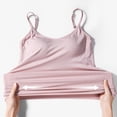 thumbnail image 4 of Ichuanyi Tank Top for Women, Summer Women's Camisole Tops with Built in Bra Neck Vest Padded Slim Fit Tank Tops, 4 of 5