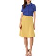 thumbnail image 2 of INSPIRE CHIC Chemise Douce pour Femme Vintage à Col Poupée Doux Boutonnée, 2 of 5